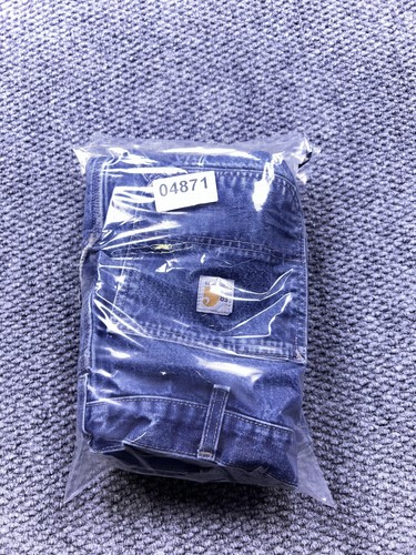 Carhartt FR Jeans Mens 33x30 Blue Denim Flame Resistant Workwear Utility Pants - Picture 9 of 10