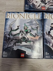 LEGO Bionicle Krekka Dume Nivawk Nidhiki 8621 8622 8623 Metru Nui Titans Villain