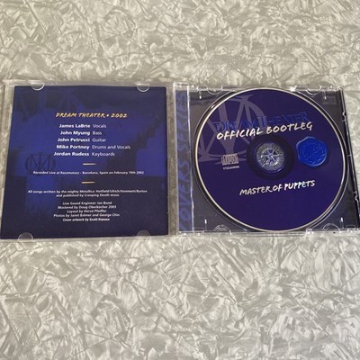 DREAM THEATER Master of Puppets LIVE CD 2002 Official Covers