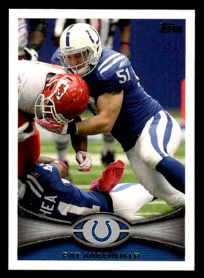 2012 Topps #129 Pat Angerer Card Indianapolis Colts