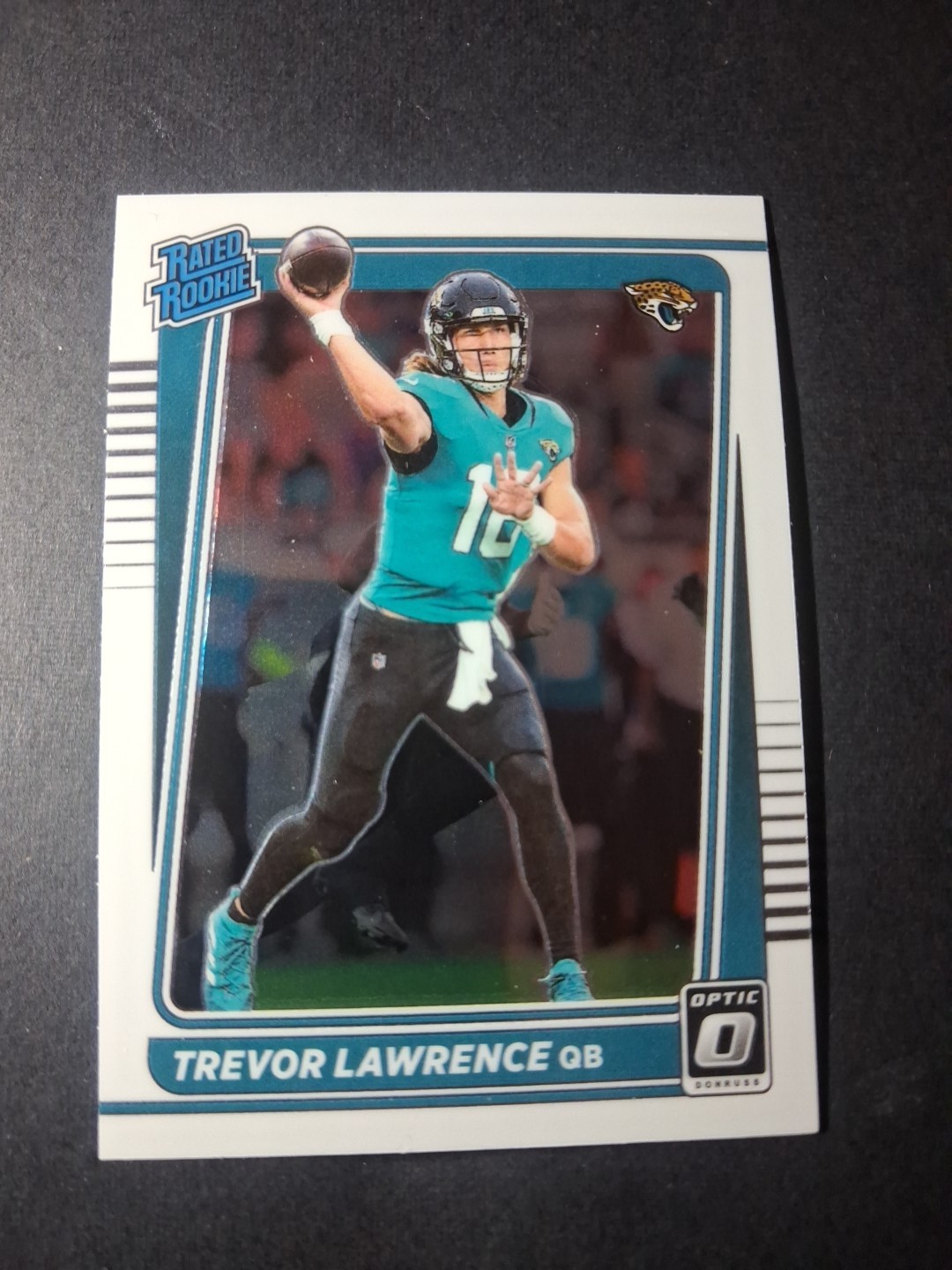2021 Panini Donruss Optic - Rated Rookie Trevor Lawrence #201 Holo Prizm (RC)