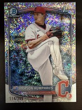 2025 Bowman - Chrome Prospects Jackson Humphries #BCP-11 Speckle Refractor /299