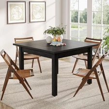 Tribesigns Wood Dining Table Modern Kitchen Table