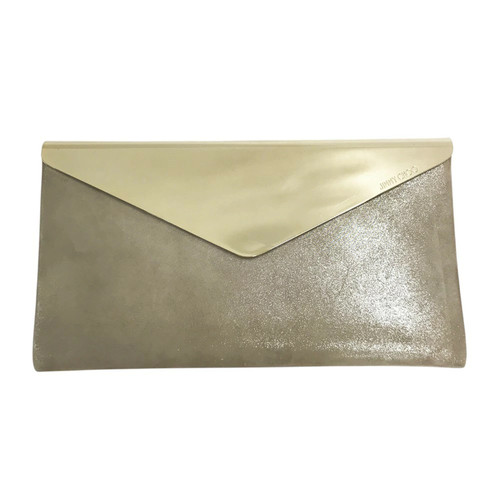 JIMMY CHOO Clutch Bag Beige Ladies