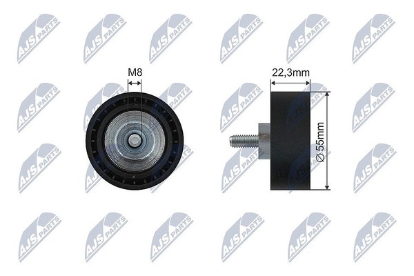 NTY Umlenk-/FüHrungsrolle, Keilrippenriemen U.A. FüR Mini-image