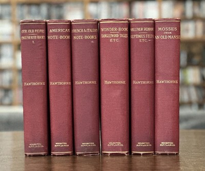 Lot of 6 Nathaniel Hawthorne Riverside Edition 1899
