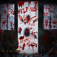 Halloween Deko Fensterbilder Horror Aufkleber FüR Fensterdekoration