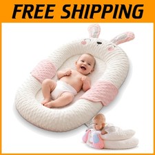 Infant Support Pillow with Adjustable Side Panels - Pink