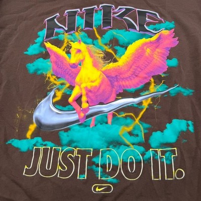 Nike Pegasus Logo Mens Size Large Oversized T-Shirt BIG & TALL