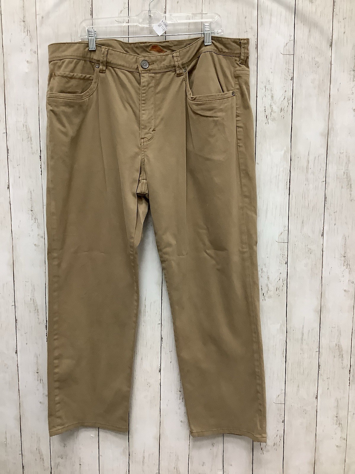 Tommy Bahama Men's Boracay Khaki 5-Pocket IslandZone Stretch Performance Pants