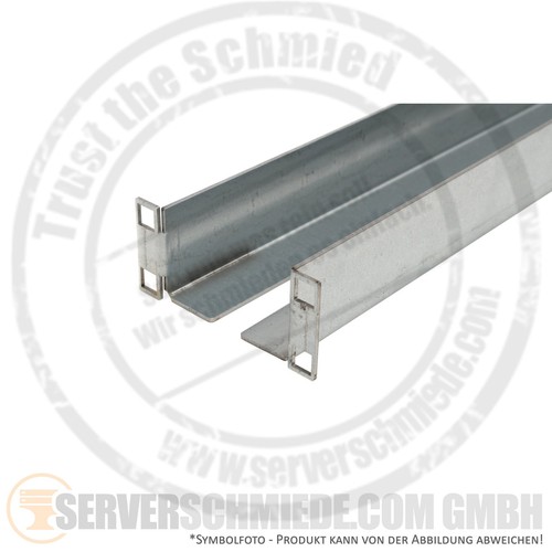 Kit rail coulissant universel 19" 1U rackmount Rail variable profondeur 67,5 - 75 cm - Photo 2/4