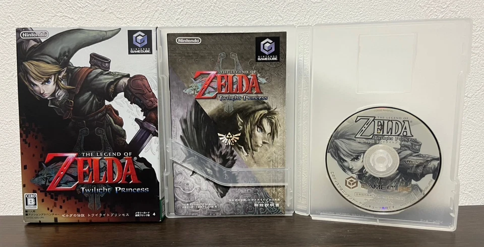 The Legend of Zelda Twilight Princess & Wind Walker Tact Nintendo Gamecube Japan - Image 3 of 4