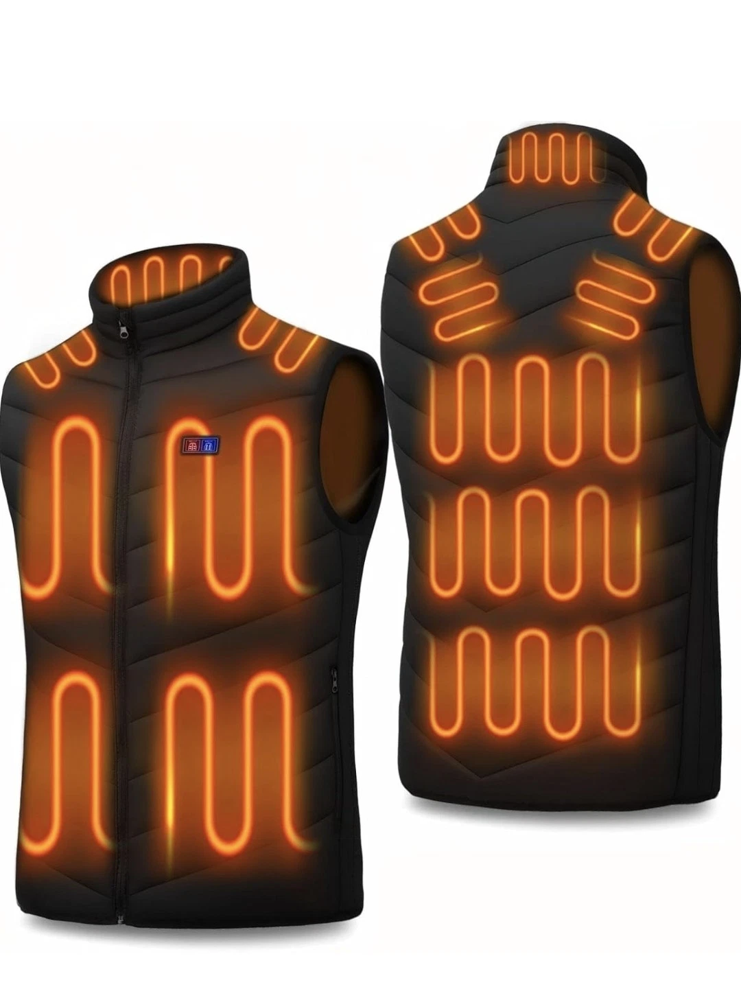 Heated Vest for Women and Men, Heating Vest with 17 Heating Zones USB Recharge