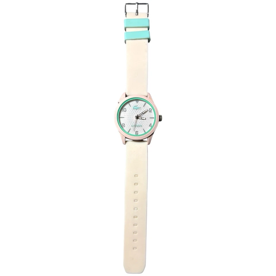 Women's Lacoste Pastel Pink Mint Green Watch LC.46.1.29.2224 Silicone - Image 2 of 4