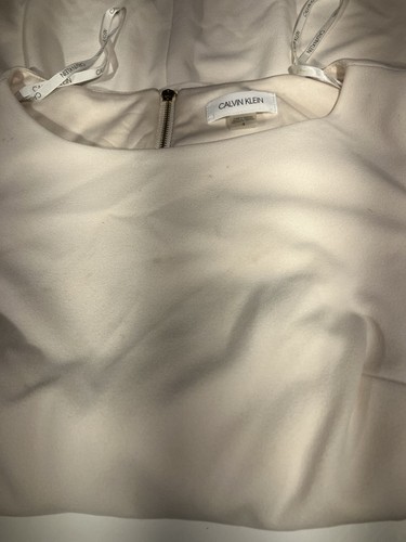 Calvin Klein donna taglia 4 chiffon trasparente manica a campana - Foto 7 di 16