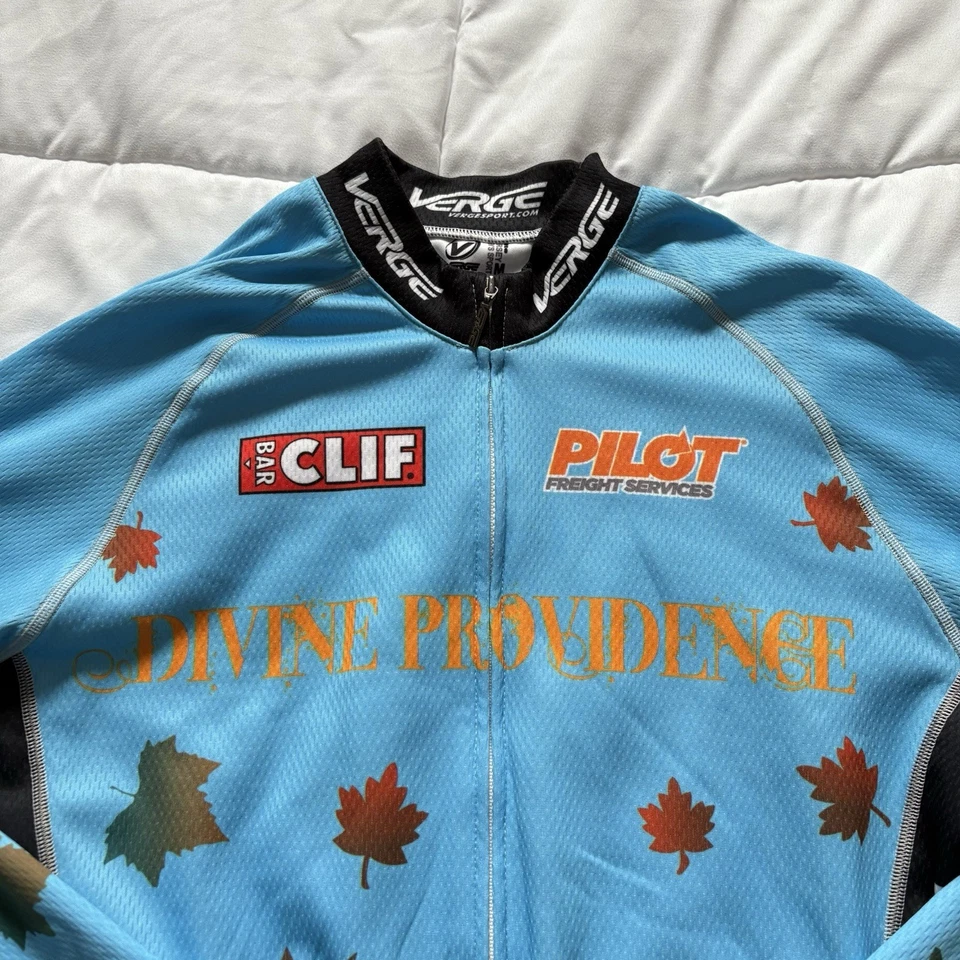 Camiseta deportiva de manga larga Verge Sport para mujer mediana Divine Providence bicicleta Clif Bar Foto 2 de 4