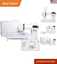 Janome JW8100 Computerized Sewing Machine 100 Stitches Buttonholes Extension