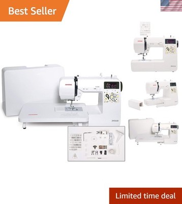 Janome JW8100 Computerized Sewing Machine 100 Stitches Buttonholes Extension