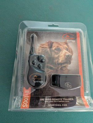 SportDOG 100 Yard Train Stubborn Dog Remote Collar Training YT-100S Damaged cove