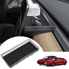 for Tesla Model Y Upgrade Behind Screen Storage Box Dashboard Hidden Organize...