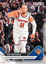 New York Knicks 39 Point Playoff Win - 2025-26 NBA Topps NOW - Card 293 Presale