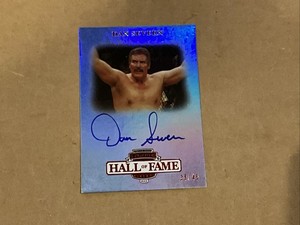 Carte UFC Signée Dan Severn 73/80 - PRESS PASS LEGENDS HALL OF FAME EDITION