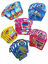 3.5g Smell Proof Mixed Holographic Candy Mylar Bags Resealable Pouches 25-100pcs