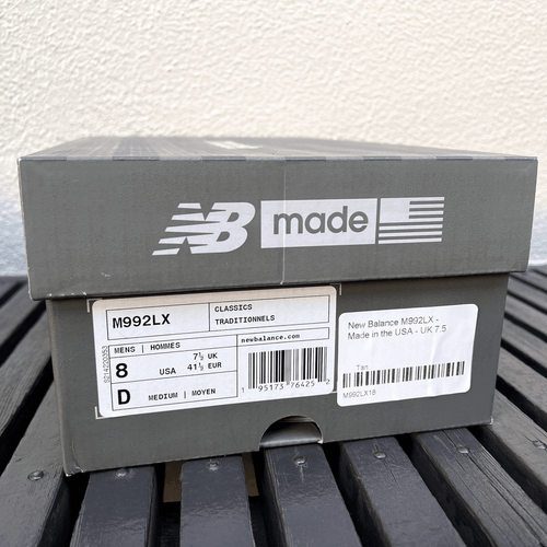 US 8 Buy END.Made in USA New Balance M992LX Brown Tan US8 26m Nubuck Leather U - Picture 3 of 5