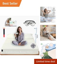 California King Grounding Sheets - Soft Cotton  Silver Fiber for Restful Sleep