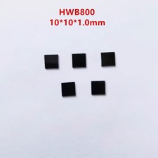10x10x1mm HWB800 RG800 infrared transmission filter lens black glass