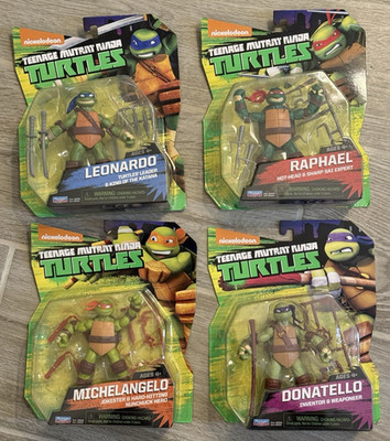 Nickelodeon Teenage Mutant Ninja Turtles 2012 Playmates 4  Figure Set of 4 NEW