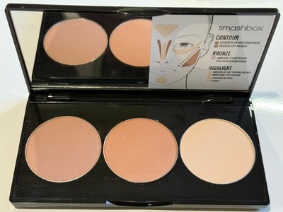 Smashbox Step-By-Step Contour Palette   Contour Bronzer & Highlighter New