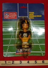 Vintage Pittsburgh Steelers Football Mini Bobblehead SKORE NFL NIP