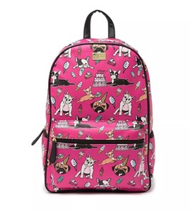 betsey johnson boston terrier backpack