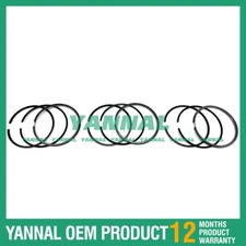 3 Set Piston Ring+0.5mm For Kubota D1503DI Engine Parts (fit one engine)
