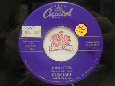 Robin Hood Riddle Nelson Riddle And His Orchestra – Lisbon Antigua / Robin Hood, 45 RPM ...