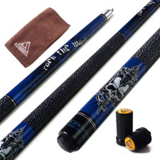 Kit de taco de billar de arce de 58 pulgadas, 19/20/21 oz, 1/2 oz - Serie Rockin