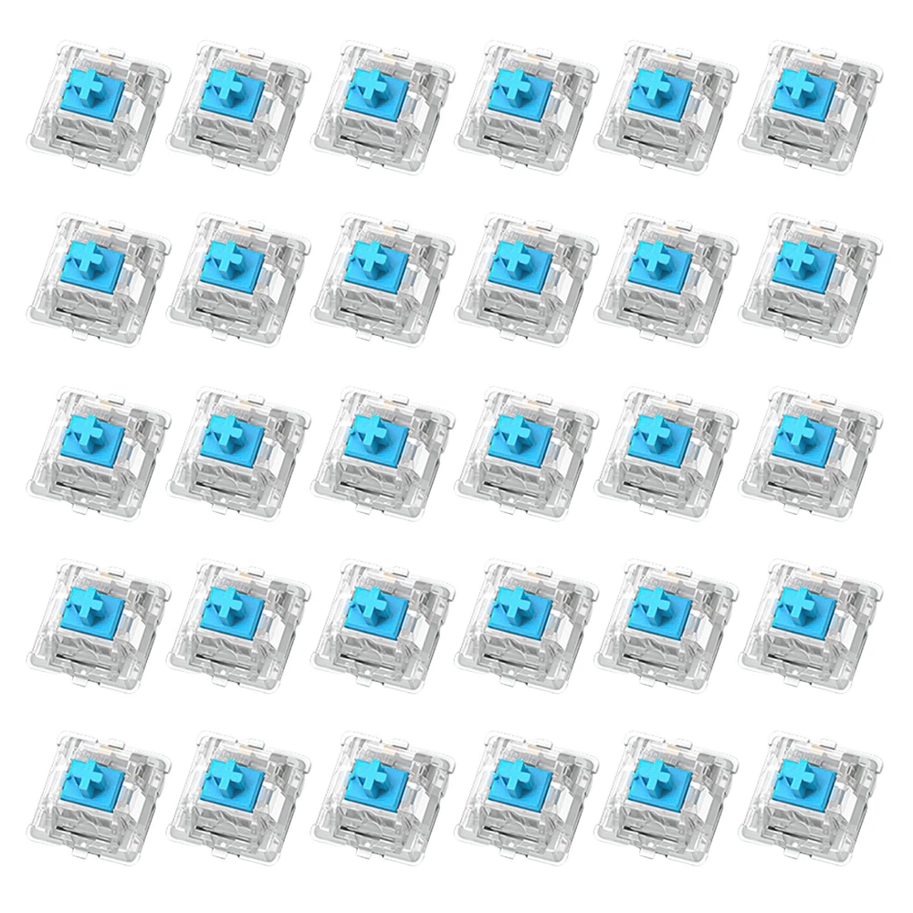 Upgrade your typing experience with this set of 30 mechanical keyboard replacement switch axes for DIY keyboard customization and enhanced performance