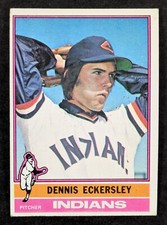 1976 Topps Baseball #98 Dennis Eckersley Rookie Cleveland Indians