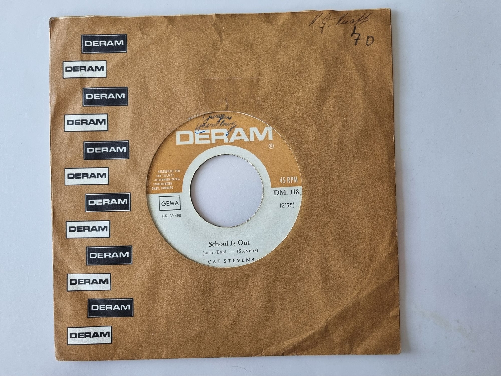 Cat Stevens - School is out 7'' Vinyl Germany VERY BAD CONDITION!