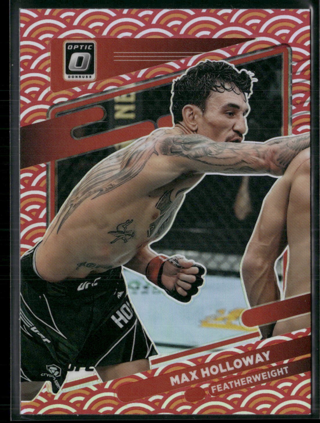2022 OPTIC UFC MAX HOLLOWAY Photon Prizm Case hit SSP #38 U37