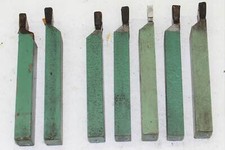 7x HM - Stechdrehmeißel Drehmeißel- 25x16 mm - rechts & links - 7 mm - S20 - NEU