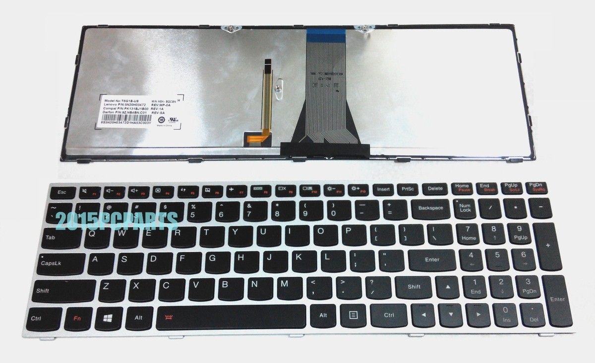 New Lenovo IdeaPad 300-15IBR 300-15ISK 300-17ISK Keyboard US