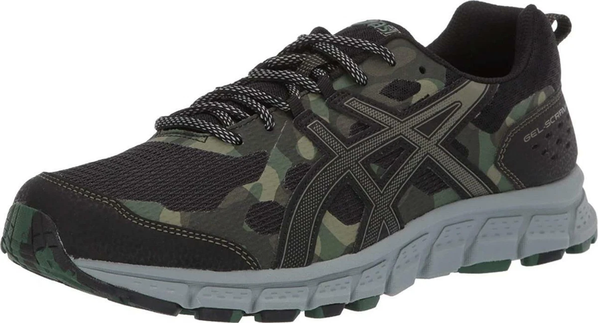 New Men&#039;s Gel Scram 4 Trail Running Size Black/Camo 1011A045 | eBay