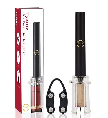 #ad Wine Air Pressure Pump Bottle Opener Set With Foil CutterSimple Wine Pump Co... $20.86