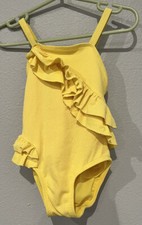 Cat  Jack 18M Yellow Bathing Suit w/ Ruffle