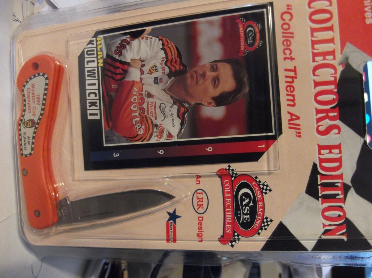 ALAN KULWICKI 1992 CASE COLLECTOR'S EDITION RACING KNIFE NEW AND