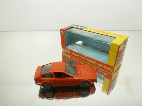 SOLIDO 183 ALFA ROMEO ZAGATO - RARE - RED 1:43 - GOOD IN BOX - 208 - Imagen 7 de 10