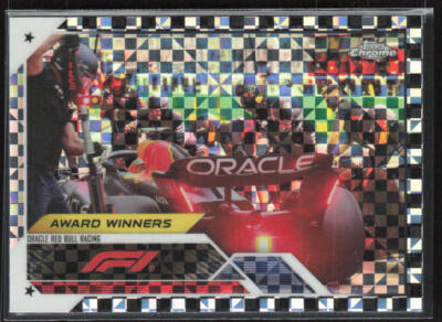 2023 Topps Chrome Formula 1 #188 Oracle Red Bull Racing Checker