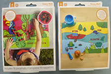 Munchkin Adhesive Disposable Food Story Mat 18 Count Each Lot of 2 NEW